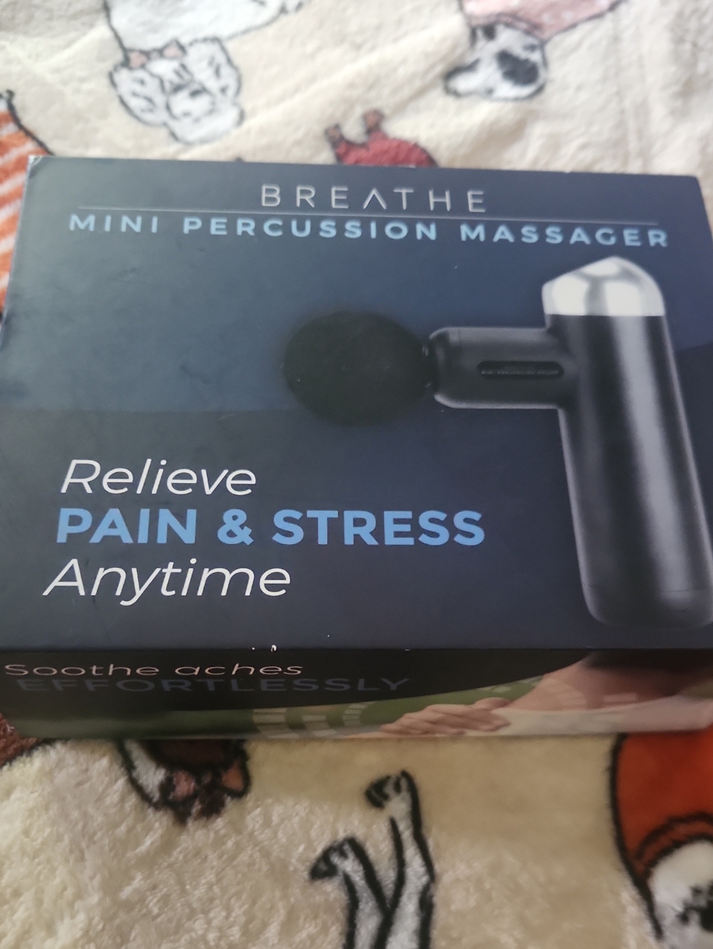 BREATHE Mini Percussion Massager - Black